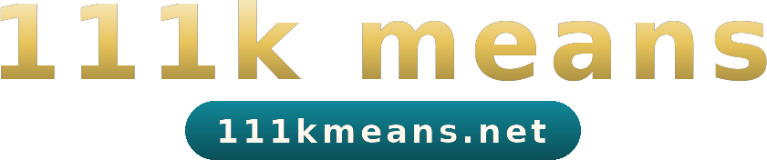 111k means logo